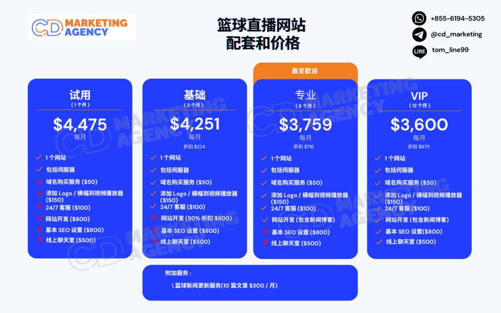 Football Basketball Live Streaming Website Pricing CN (2)